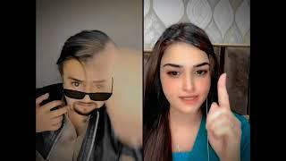 Aliza ko Waseem p itna gusaa uff |Waseem Bangish Live with beautiful girl Aliza | TikTokfights