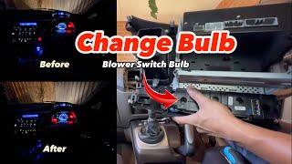 Blower Switch Bulb Replacement | Honda Civic | Tutorial