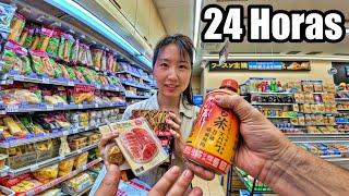 Desafio De 24 Horas || Sobrevivendo Só Com Comida de Loja De Conveniência no Japão 