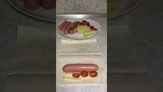Сосиски в лаваше простой рецепт