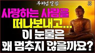 사랑하는 사람을 떠나보내고… ㅣ부처님 말씀ㅣ불교 명언ㅣ마음ㅣ행복ㅣ지혜ㅣ인생ㅣ석가모니