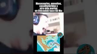 Y recuerden: en el sitio del impacto había vida marina, no dinosaurios