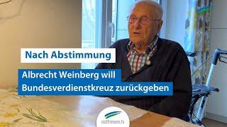 Holocaust-Überlebender Albrecht Weinberg will Bundesverdienstkreuz zurückgeben