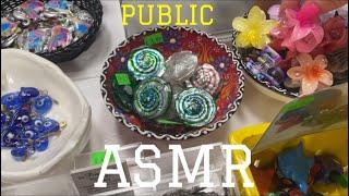 ASMR! ( PUBLIC) ️ Beach Store! (Tapping And Scratching!)️