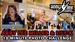 ABBY LEE MILLER & LILY-K 10 MINUTE PHOTO CHALLENGE