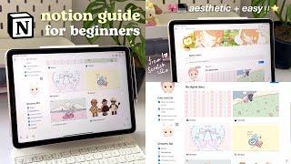 ⭐️Notion guide for beginnersstarting from scratch, how to balance school and other activities