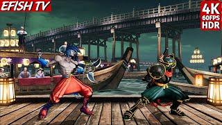 Basara vs Hattori Hanzo (Hardest AI) - Samurai Shodown