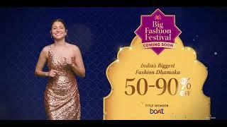 Myntra Big Fashion Festival | India's Biggest Fashion Dhamaka with Crazy Rewards and New Launches