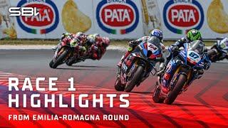 HIGHLIGHTS from Race 1 at Misano  | 2024 #EmiliaRomagnaWorldSBK 