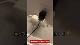 Watch til the end!  Now available: Camera Charger. #mom #parents #funnyvideo #viral #spycam