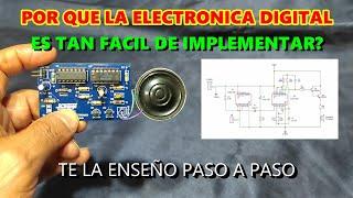  EL MAS SIMPLE CIRCUITO DE ELECTRONICA DIGITAL QUE PUEDES IMPLEMENTAR PARA TU CASA   MUY FACIL