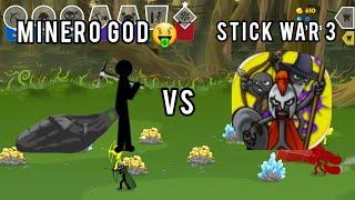 ME PASO LA CAMPAÑA DE STICK WAR 3,PERO UTILIZO SOLAMENTE MINEROS (PARTE 1)