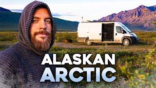 Van Camping in Arctic of Alaska (The Dalton Highway)