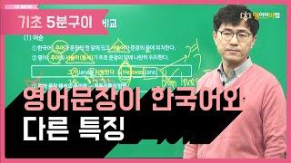영어의비법학원 영어문장이 한국어와 다른 특징 (0184) 평촌영어학원