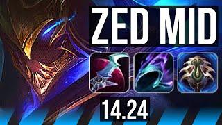 ZED vs LEBLANC (MID) | 600+ games | NA Grandmaster | 14.24