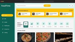 Responsive Online Food Delivery Services Website with HTML CSS and Javascript