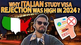 WHY ITALIANSTUDY VISA REJECTION WAS HIGH IN 2024?||MAIN REASONS|| #studyinitaly #italystudentvisa