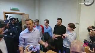 Навального посадили на 20 суток за легальный митинг