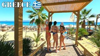 Hot dayGreeceKavala Ammolofoi  Beach Walk   Bikini Beach