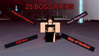 What I got from 25 Boss Raids | Type Soul