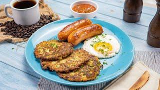 Crispy Low-Carb BREAKFAST ZUCCHINI HASH BROWNS Recipe | Recipes.net