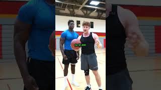 6'7 BODYBUILDER PLAYS BASKETBALL!