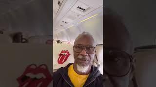 Take a look in The Rolling Stones airplane with mr Karl Denson | Amsterdam ️Madrid