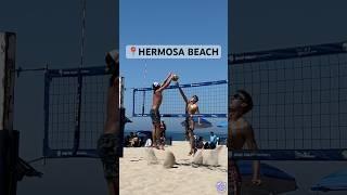 Hermosa Beach Open Volleyball Rally️ #beachvolleyball #volleyball #volleyballplayer #avp #rally