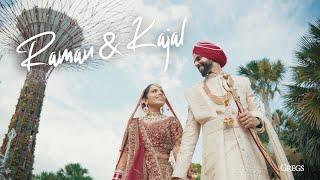 Ramandeep & Kajal's Grand Punjabi Wedding Highlights | Central Sikh Temple Singapore