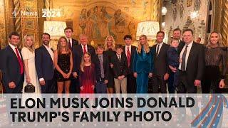 Elon Musk joins Donald Trump on first call to Zelensky - and his family photo