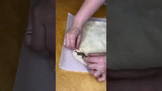 Чуду из слоеного теста с творогом и мясом #вкуснополезно