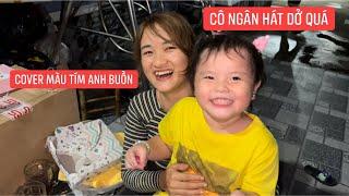 Trà Sữa dạy cô Nguyễn Thị Ngân với cô Mai Ma Mi hát Màu Tím Anh Buồn, mà hai cô hát dở quá, hihihi….