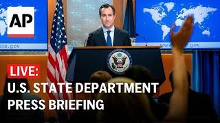 LIVE: U.S. State Department press briefing