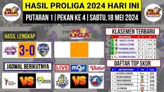 Hasil Proliga 2024 Hari in~LIVIN MADIRI VS BANDUNG BJB~Klasemen Voli Proliga 2024 Terbaru Pekan ke 4