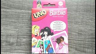 UNO Barbie Card Game