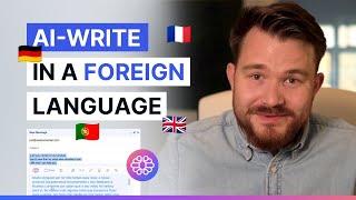 How to Write Emails in Foreign Language with AI  | TextCortex Talks 009