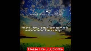 Коран Сура Ясин | 36:10  | Чтение Корана с русским переводом | Quran Translation in Russian
