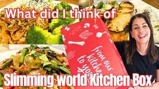 My first Try Of Slimming world Kitchen Box / Worth a try? Or a waste of money ? #slimmingworld