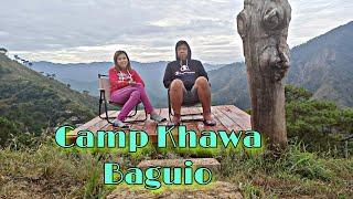 A Cold Camping experience at Camp Khawa Baguio. Amor Mangalindan Vlog.