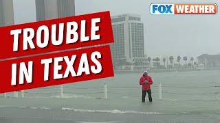 Texas Battered By Flooding, Storm Surge As Tropical Storm Alberto Nears Mexico