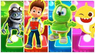 Baby Shark  Gummy Bear  Paw Patrol  Crazy Frog   Tiles Hop EDM Rush