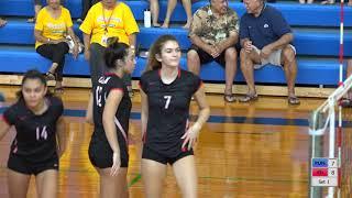 2018-2019 Girls Varsity Volleyball: Punahou vs Iolani (September 22, 2018)