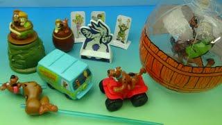2002 SCOOBY-DOO set of 6 DAIRY QUEEN MOVIE COLLECTIBLES VIDEO REVIEW