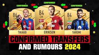 FIFA 24 | NEW CONFIRMED TRANSFERS & RUMOURS!  ft. Eriksen, Thiago, Taremi... etc