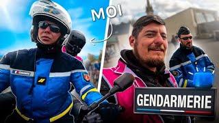 JE MONTE DERRIERE LA GARDE REPUBLICAINE MOTO ! ( Sécurisation d'une course de cycliste ! )