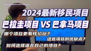 2024最新移民项目，巴拉圭项目VS巴拿马项目，哪个项目更有性价比，这些项目的优缺点？如何选择适合自己的项目