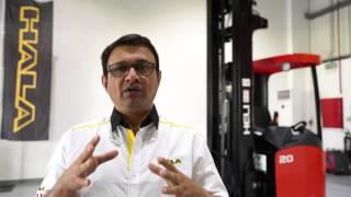 Heli G2 Reach Truck introduction by Atul Joshi of Hala Equipment Trading.