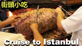 Amazing Istanbul Street Food, Egyptian Market, Grand Bazaar, Huge Rotating Kebabs | Turkey Excursion