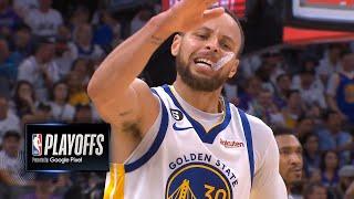 Stephen Curry "light the beam" celebration after scoring 50 points in Game 7 vs Kings