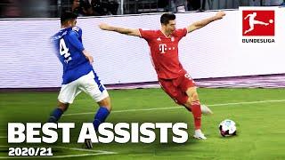 Top 10 Best Assists 2020/21 - Lewandowski, Reus & More